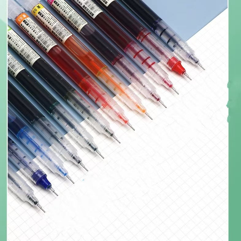 💝💝🖍️🖍️Liquid Roller Pen color quick-drying neutral pen --- z