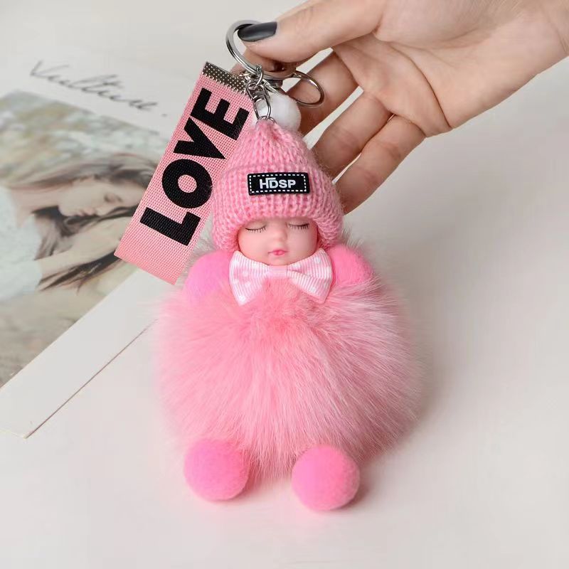 🔥TOP TRENDING🔥Sleepy Baby Doll Keychains/ Bag Charms  (Open in live) -z💝💝