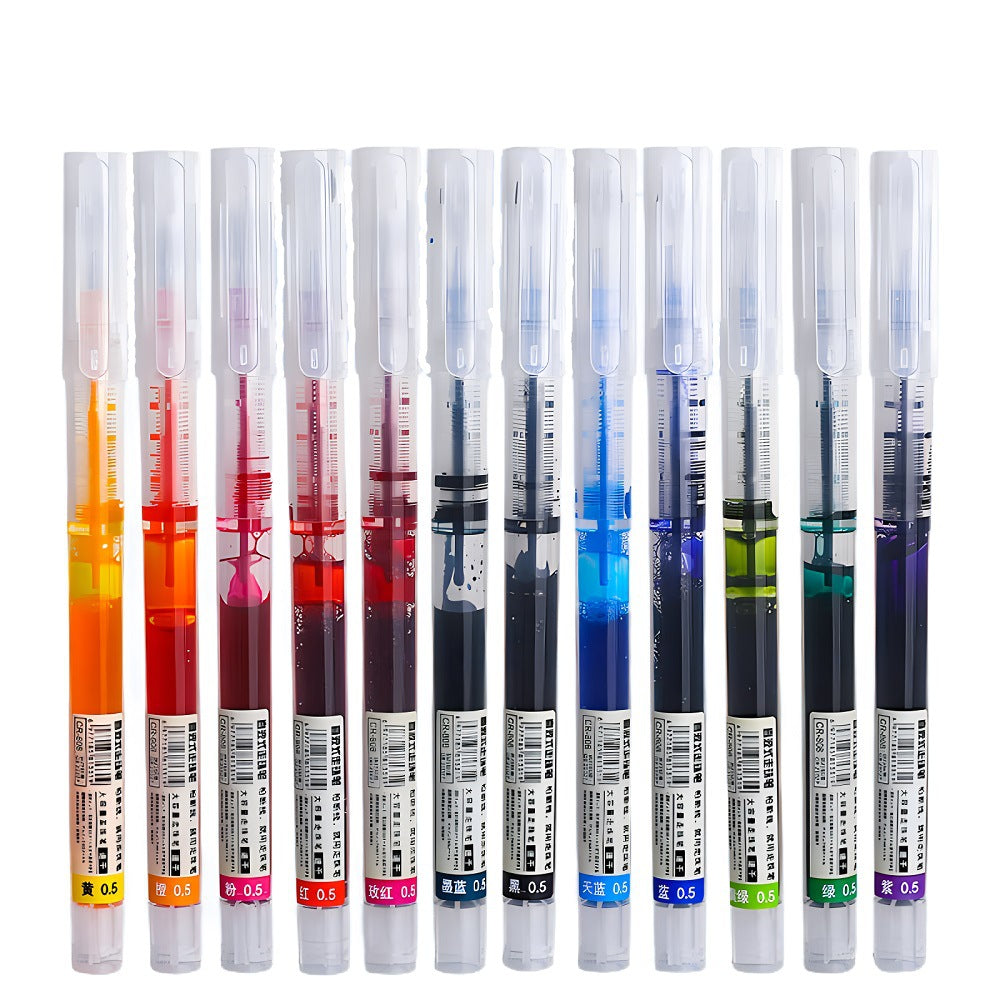 💝💝🖍️🖍️Liquid Roller Pen color quick-drying neutral pen --- z