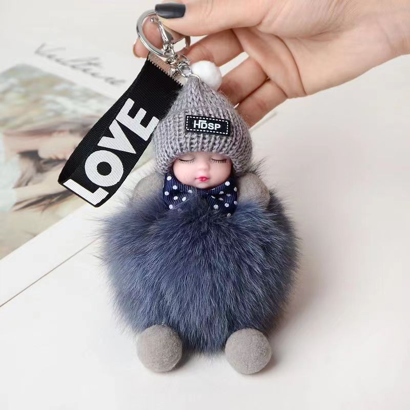 🔥TOP TRENDING🔥Sleepy Baby Doll Keychains/ Bag Charms  (Open in live) -z💝💝