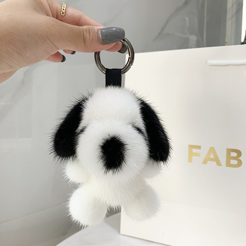 Fluffy Animals Keychain, Key Ring Purse Bag Backpack Car Key Charm --z